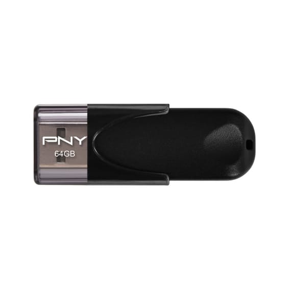 Clé USB PNY - Attaché 4 - 64 GB USB 2.0 (FD64GATT4-EF)