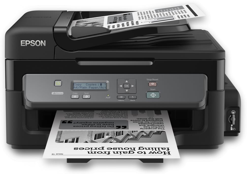 Epson WorkForce M200 Imprimante monochrome multifonction à réservoir rechargeable (C11CC83401) — image 1