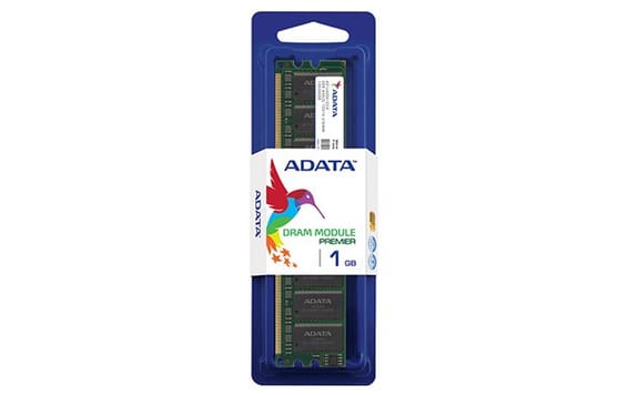 Barrette memoire ADATA DDR1 400 UDIMM 64X8 1GB 3 SINGLE TRAY (ADAT-ADIU400A1G3-S)