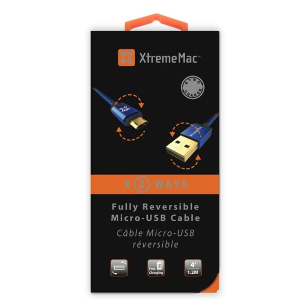 Câble XtremeMac Micro-USB à USB Pemium - 1,2M - Noir (XCL-RMU-13) — image 2