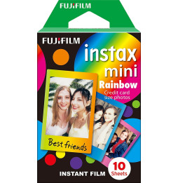 Film Fujifilm Instax Mini Rainbow - Pack de 10 pose