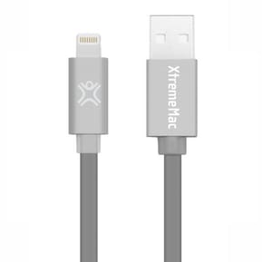 Câble Lightning XtremeMAc à LED Plat - 1,2 m Gris (XCL-FLD-13) — image 3