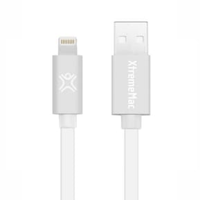 Câble Lightning XtremeMAc à LED Plat - 1,2 m Blanc / Argent (XCL-FLD-83) — image 3