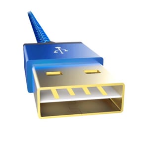 Câble USB-A XtremeMac Reversible à USB-C - 1,2 m - Bleu (XCL-UCA-23) — image 3