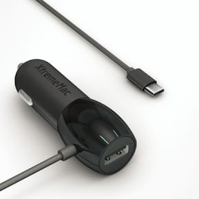 Chargeur de voiture XtremeMac Micro-USB - 3,4 Amp (IPU-IA2M-11)