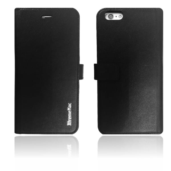 Etui XtremeMac En Cuir X-Wallet - Miroir Pour IPhone 6 / S / Plus - Noir (IPP-XW6-13) — image 3