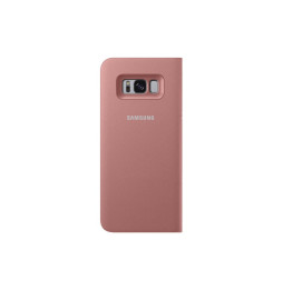 Étui Samsung LED View rose pour Galaxy S8+ (EF-NG955PPEGWW)