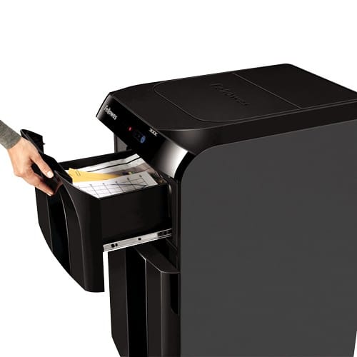 Destructeur Fellowes AutoMax 300CL — Sécurité P-4 · 60 L · chargeur auto 300 feuilles — image 3