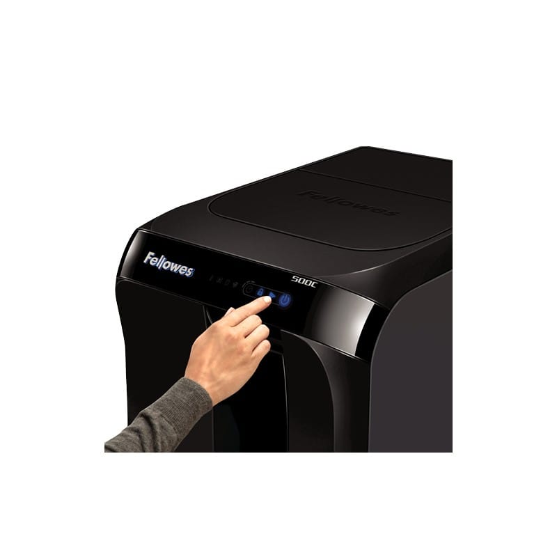 Destructeur Fellowes AutoMax 500C — Sécurité P-4 · 98 L · chargeur auto 500 feuilles — image 4