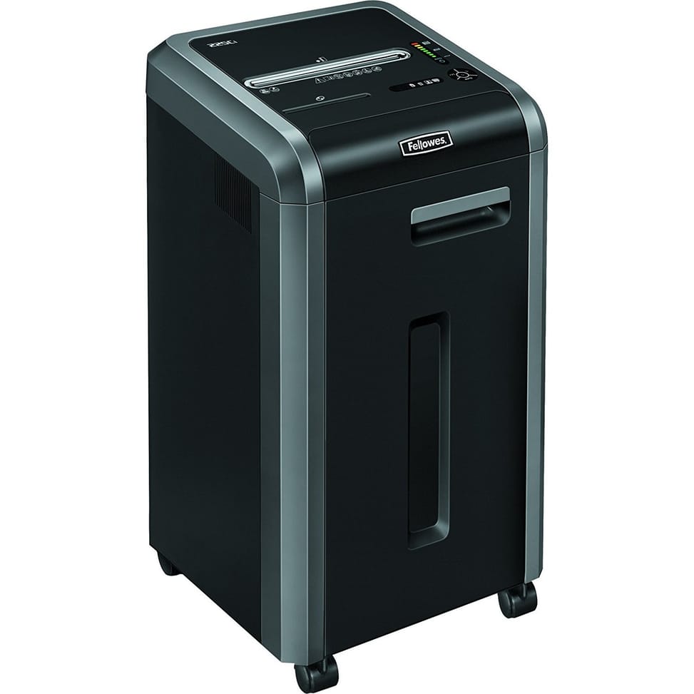 Fellowes Powershred® 225i Shredder — P-2 Security · 60 L · 24 sheets/pass — image 1