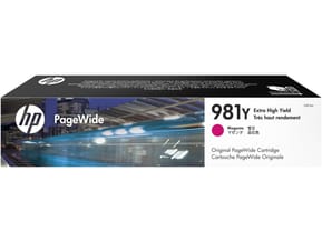 HP 981Y Magenta - Cartouche PageWide très haut rendement HP d'origine (L0R14A)