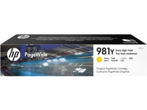 HP 981Y Jaune - Cartouche PageWide très haut rendement HP d'origine (L0R15A)