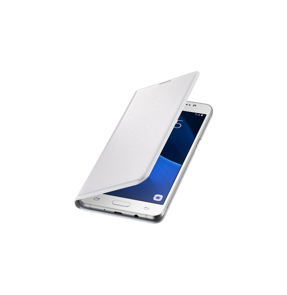Etui à rabat SAMSUNG blanc pour Galaxy J5 2016  (EF-WJ510PWEGWW)