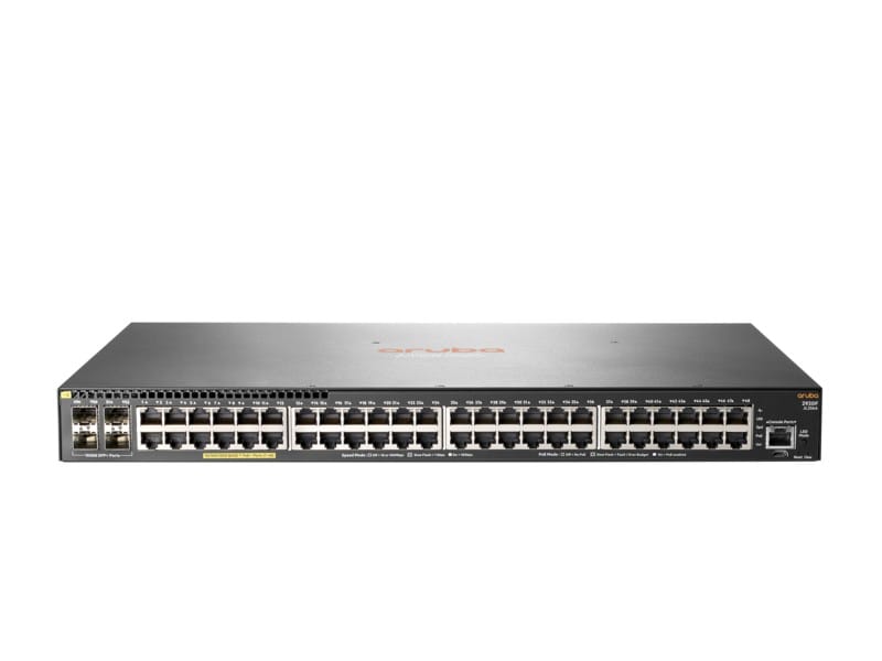 HPE Aruba 2930F 48-Port PoE+ 4SFP Managed Switch (JL262A) — image 1