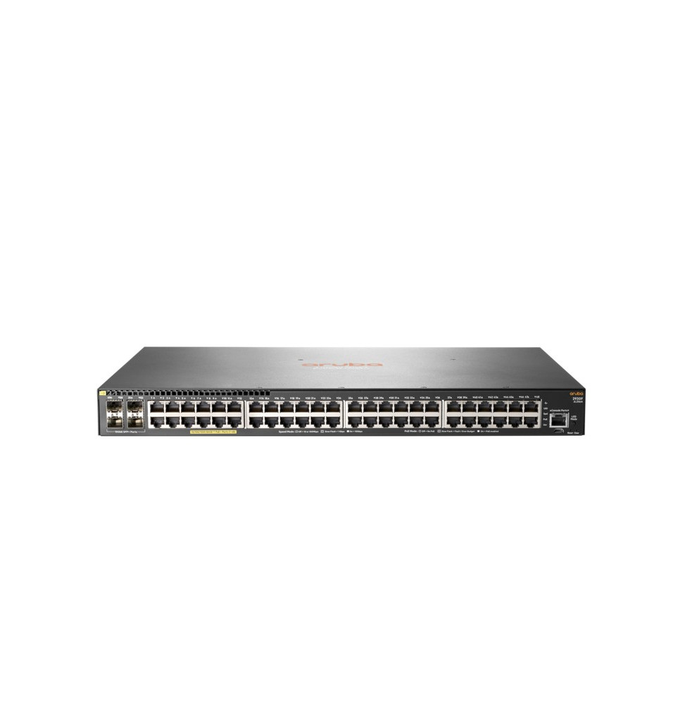 Switch Administrable HPE Aruba 2930F 48 ports PoE+ 4SFP (JL262A)