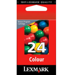 Cartouche d'encre Lexmark Return Programme couleur N 24 (18C1524E)