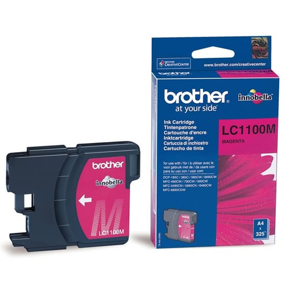 Cartouche d'encre Brother magenta (LC1100M)