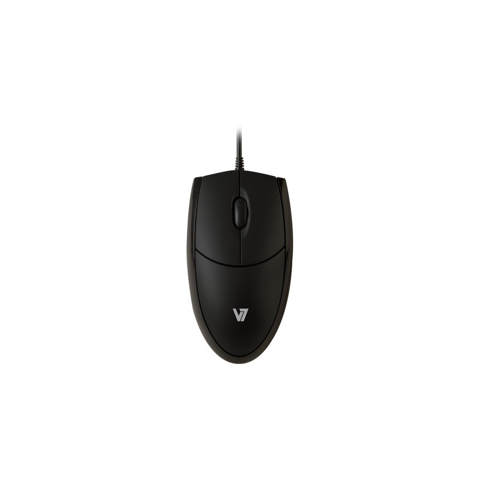 Souris USB V7 Filaire à LED optique - Noir (MV3000010-BLK-5E)