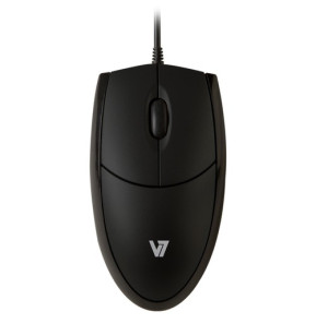 Souris USB V7 Filaire à LED optique - Noir (MV3000010-BLK-5E)