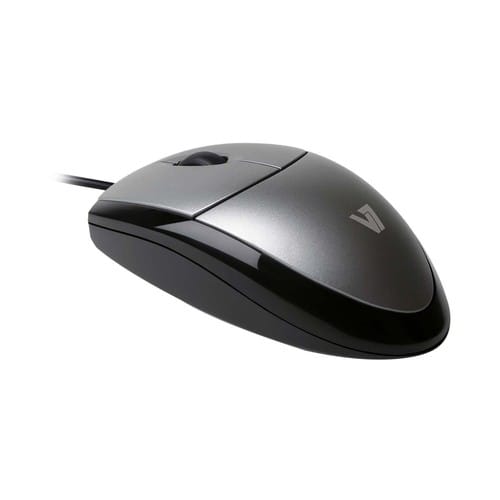 Souris USB V7 Filaire à LED optique - Gris (MV3000010-5EC) — image 1