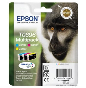 Multipack cartouche d'encre Epson 3 couleurs (C13T08964010)