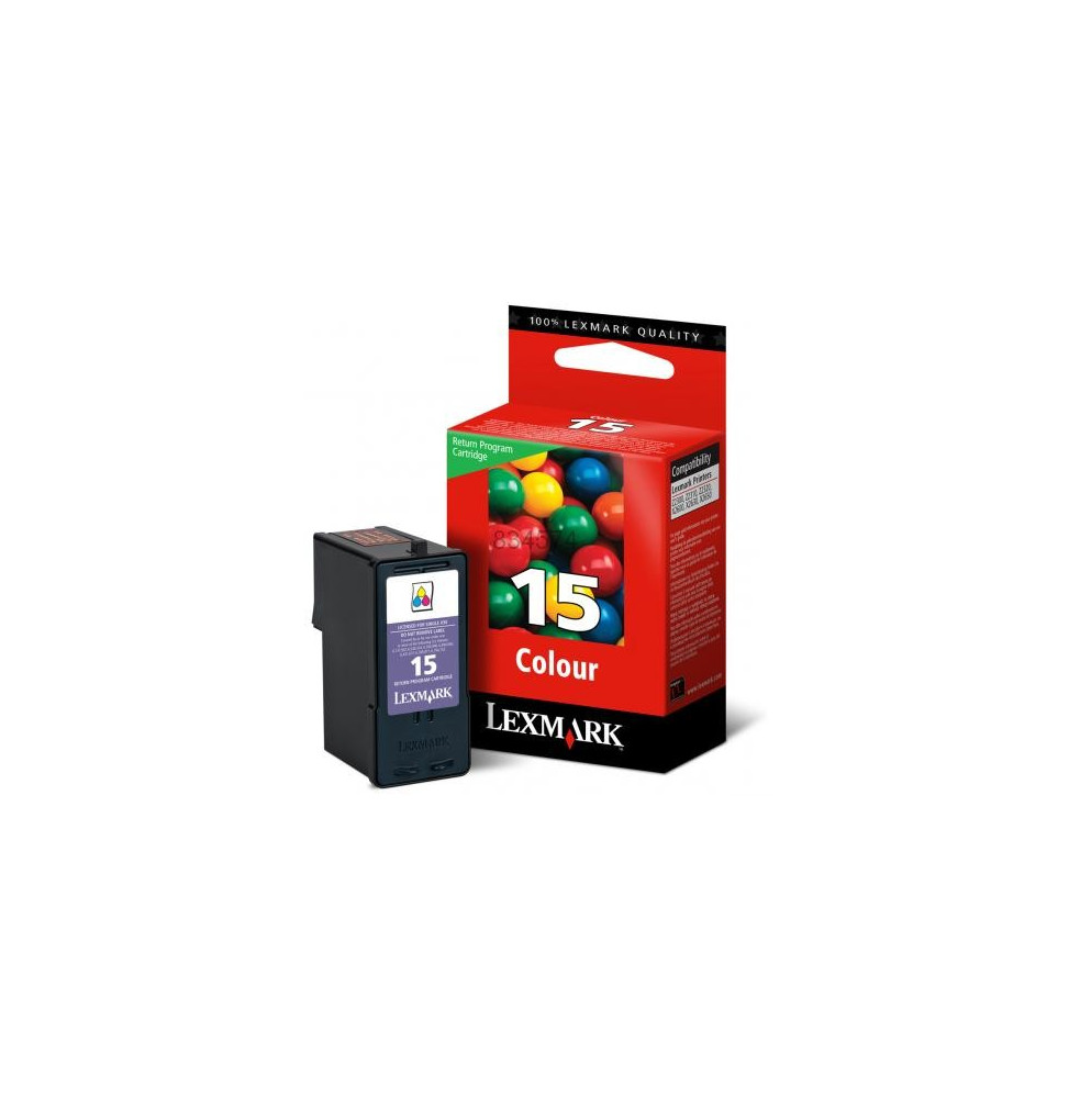 Cartouche d'encre Lexmark Return Programme couleur N 15 (18C2110E)