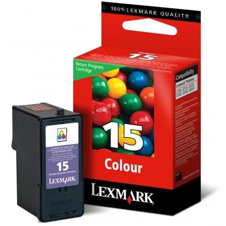 Cartouche d'encre Lexmark Return Programme couleur N 15 (18C2110E)