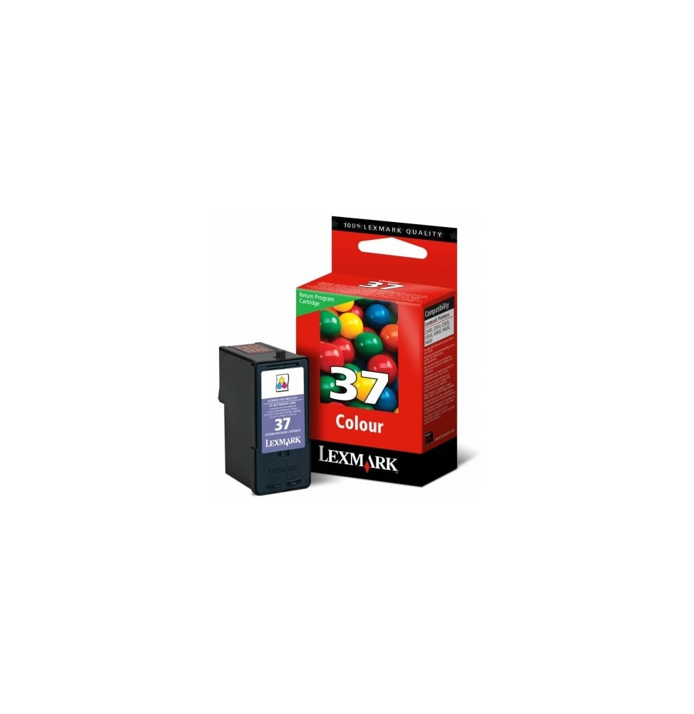 Cartouche Lexmark Return Programme couleur N 37 (18C2140E)