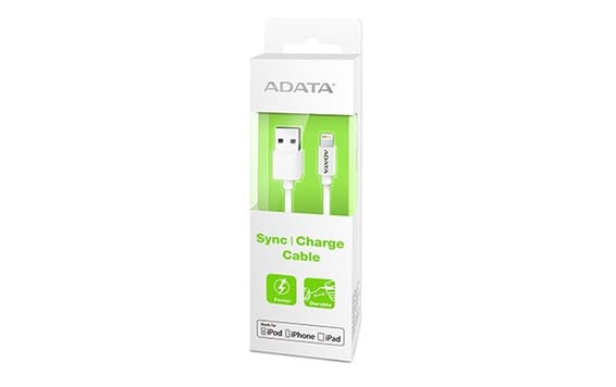 Câble Lightning ADATA - 1 m Sync & Charge