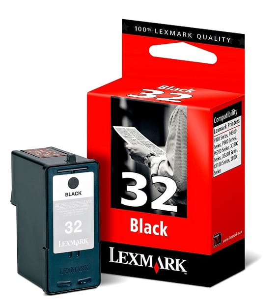 Cartouche Lexmark noir N 32 (18CX032E)