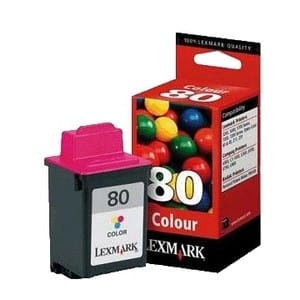 Cartouche Lexmark couleur N 80 (12A1980E)