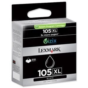 Cartouche économique Lexmark noir 105XL (14N0822E)