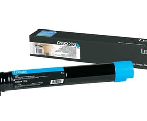 Cartouche cyan Lexmark très haute capacité C950 (C950X2CG)