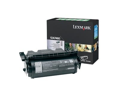 Cartouche toner Lexmark Return Programme (5K) T630, T632, T634 noir (12A7460) — image 1