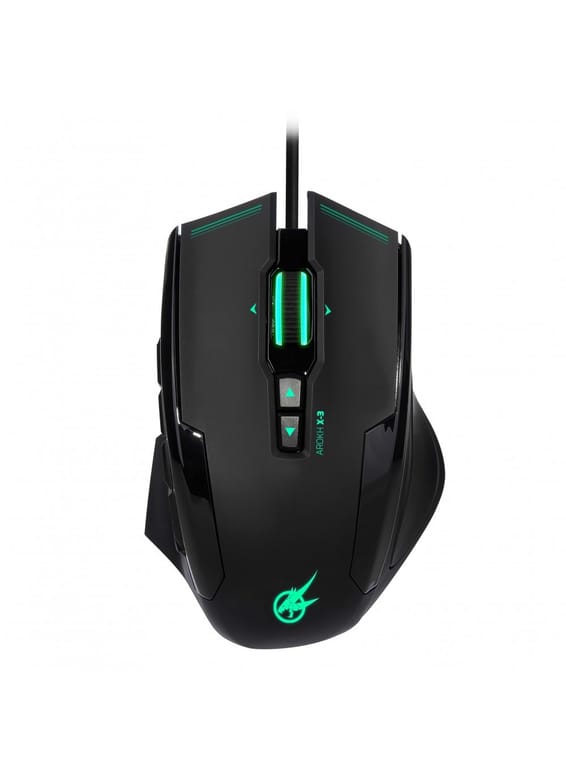 Souris Gaming PortDesigns - AROKH X-3 Optique 12 boutons 8200 DPI (901402)