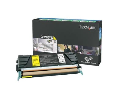 Cartouche toner Lexmark Return Programme (3K) C522, C524, C53x jaune (C5220YS)