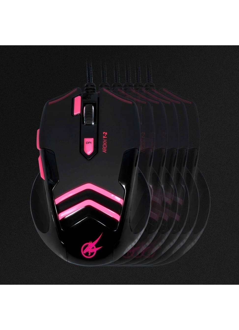 Souris Gaming PortDesigns - AROKH Y-2 Optique 7 boutons 3500 DPI (901404) — image 4