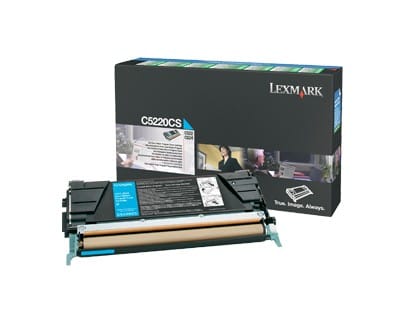 Cartouche toner Lexmark Return Programme (3K) C522, C524, C53x cyan (C5220CS) — image 1