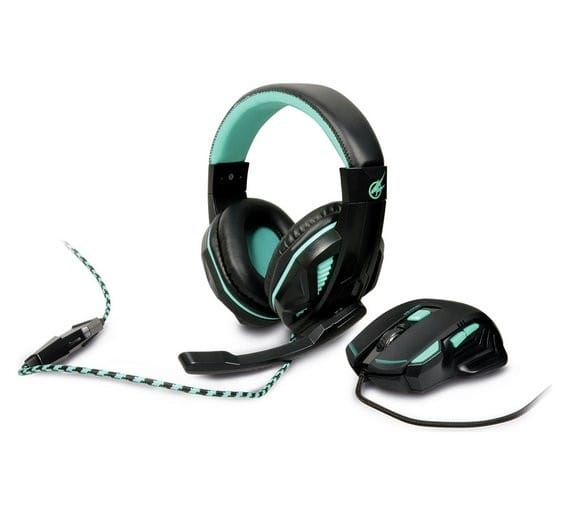 Pack Gaming PortDesigns - AROKH Casque H-1 et Souris X-1 (901750) — image 1