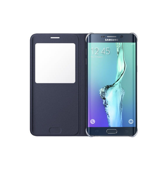 Etui Samsung S-View Cover pour Galaxy S6 edge+ - Valise repliable