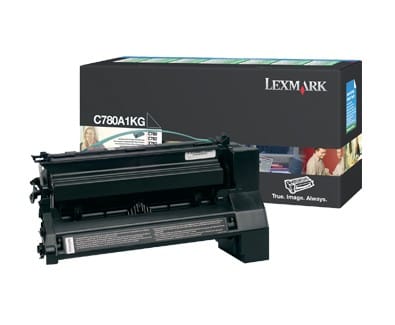 Cartouche toner Lexmark Return Programme (6K) C780, C782 noir (C780A1KG)