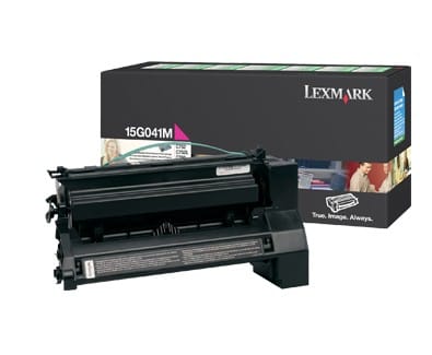 Cartouche toner Lexmark Return Programme Lexmark (6K) C752, C762, X752e, X762e magenta (15G041M)