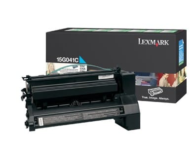 Cartouche toner Lexmark Return Programme (6K) C752, C762, X752e, X762e cyan (15G041C)