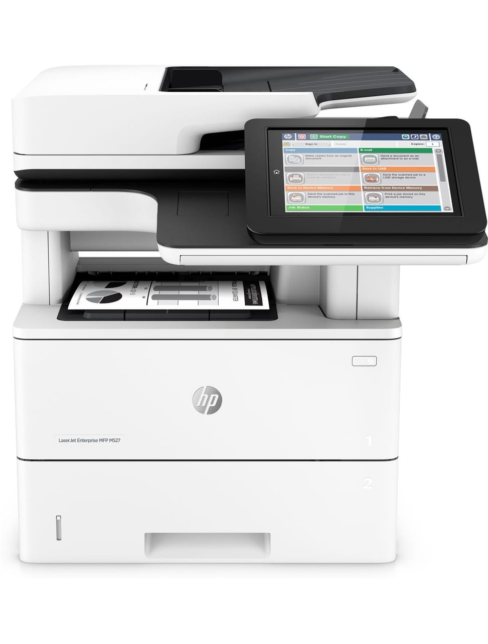 Imprimante Multifonction Laser Monochrome HP LaserJet Enterprise M527dn (F2A76A) — image 1
