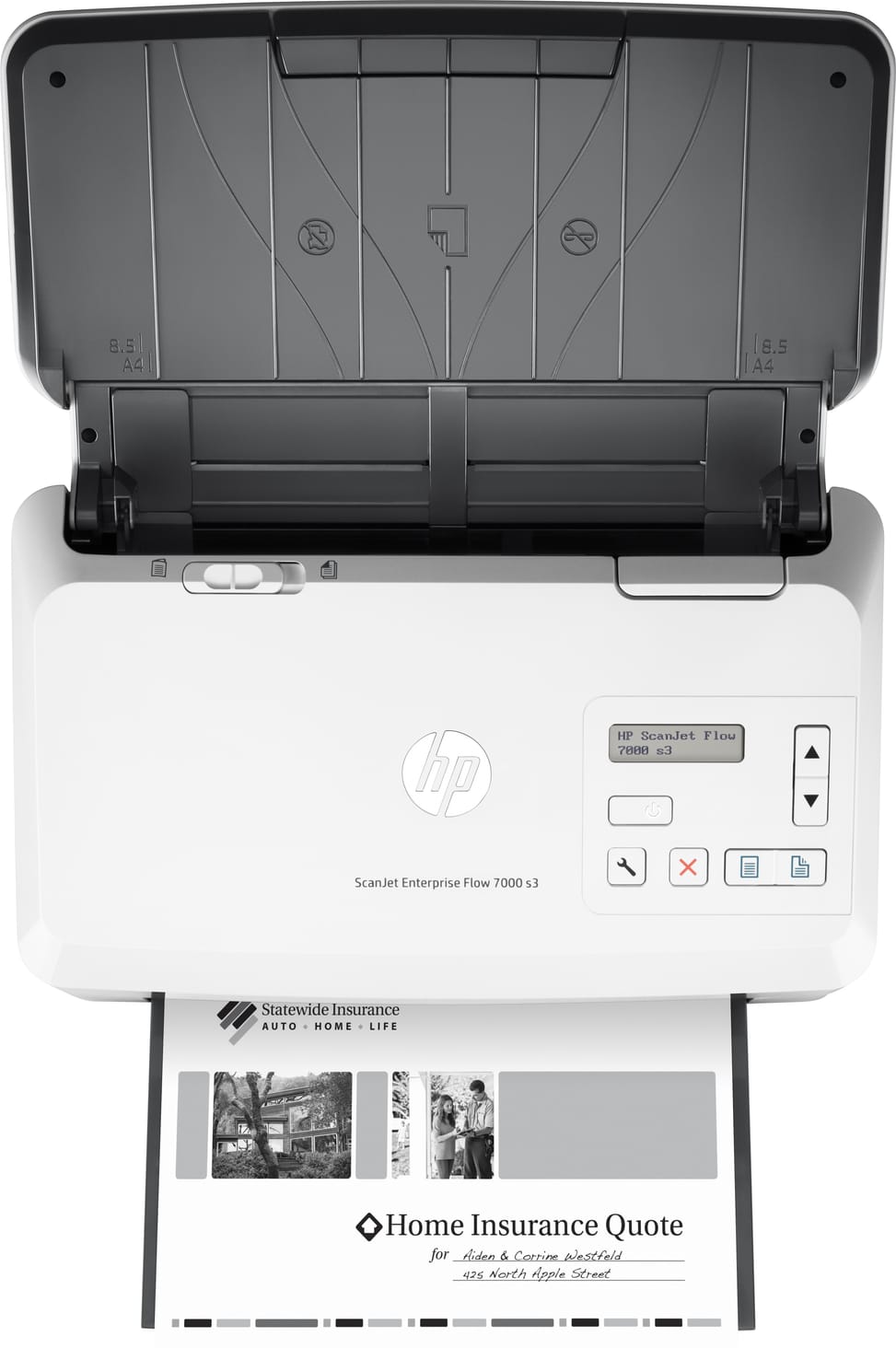 HP ScanJet Enterprise Flow 7000 s3 Scanner (L2757A) — image 3
