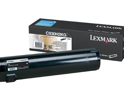Cartouche toner Lexmark haute capacité (38K) C935 noir (C930H2KG)