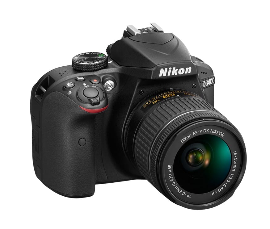 Reflex Nikon D3400 avec AF-P DX 18-55mm f/3.5-5.6G VR