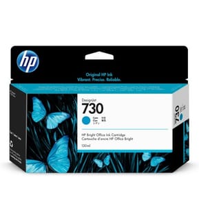 HP 730 Cyan - Cartouche d'encre HP d'origine (P2V62A)