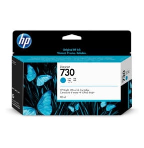 HP 730 Cyan - Cartouche d'encre HP d'origine...