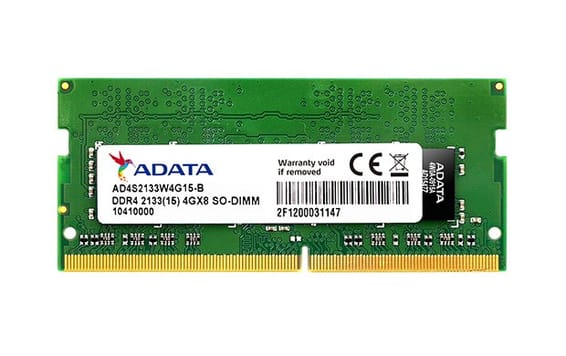 Barrette mémoire ADATA 4GB DDR4 2133MHz PC4-17000 - PC Bureau